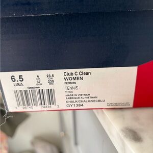 Reebok Club C Clean Women's Sneakers - Chalk and Blue